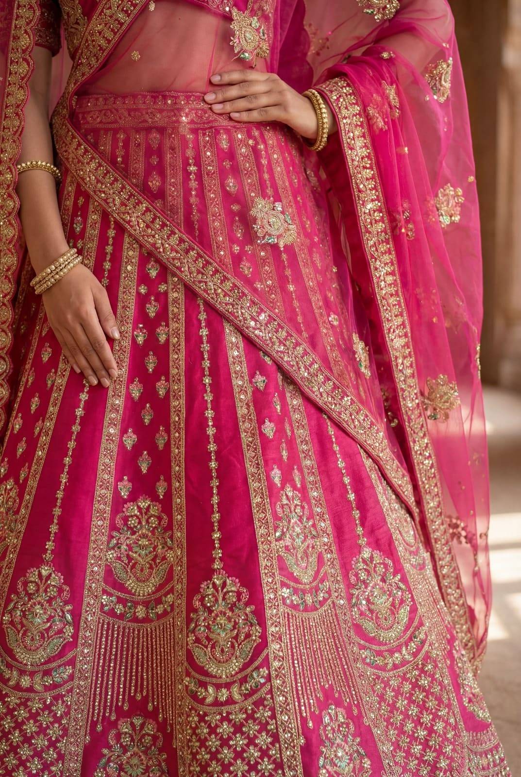 Av Fashion 106 Series By Fashid Indian Traditional Wear Bridal Collection Beautiful Stylish Fancy Colorful Bridal Wear & Occasional Wear Fancy Lehengas At Wholesale Price